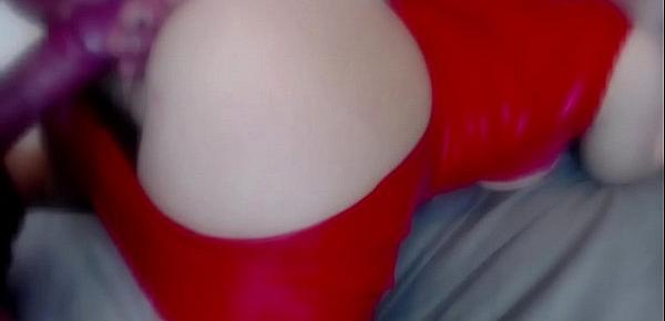  Blonde Teen with big tits gets Creampie in Latex Suit - Influencerxxx.com